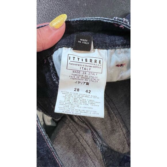 Dolce & Gabbana Women's Bootcut Jeans Casual Blue Denim Dark Wash Size 28x42 - Picture 14 of 15